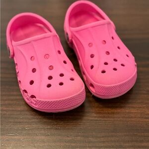 CROCS Kids Bright Pink Water Shoes